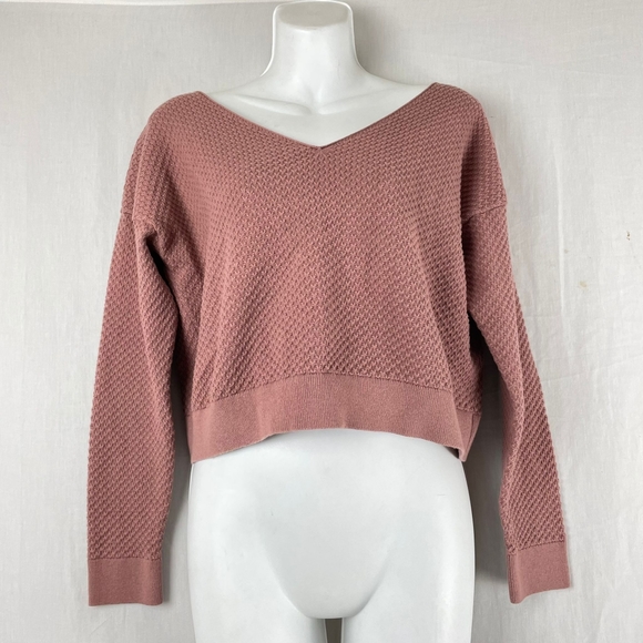 Babaton Cotton & Cashmere Lita Cropped Sweater - Picture 5 of 12